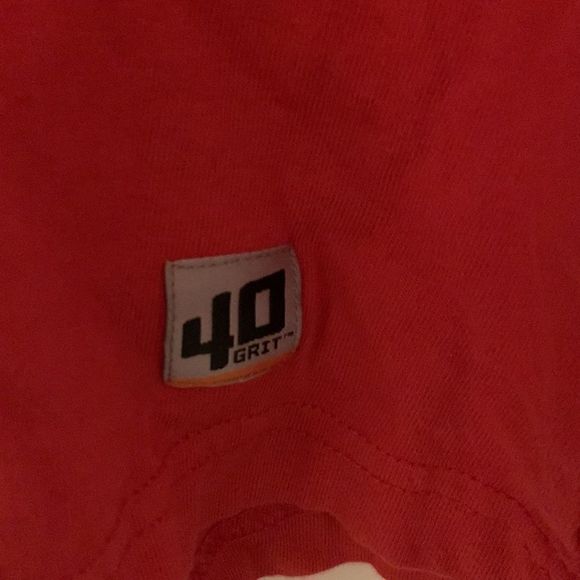 40 Grit Red Work Shirt - Picture 3 of 4